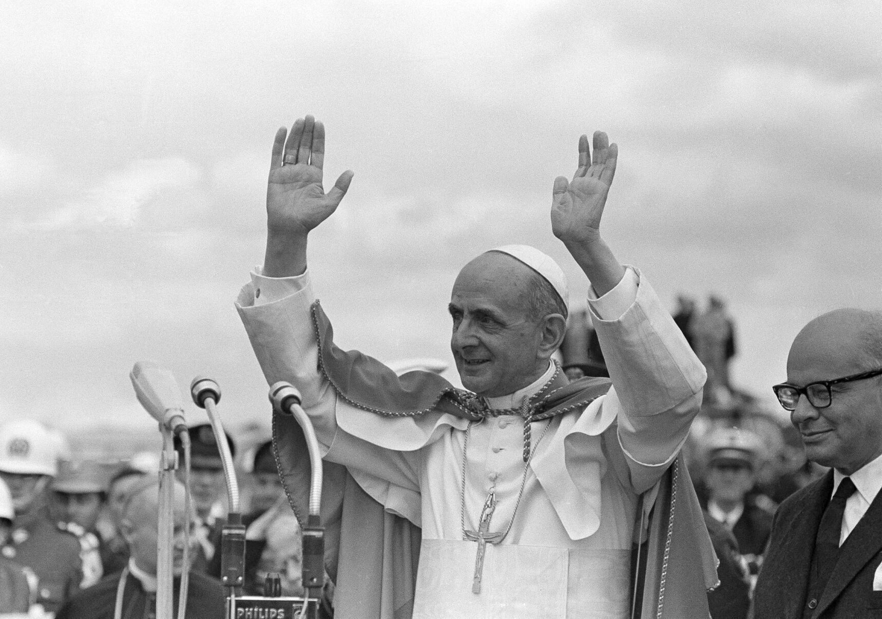 1968: Pope Paul the Sixth